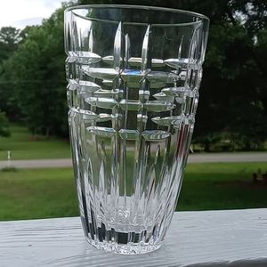 Hand cut Lead Crystal Vase